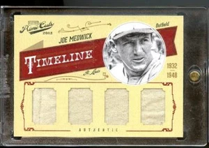 2012 Prime Cuts JOE MEDWICK QUAD JERSEY TIMELINE #7/10 - Picture 1 of 1
