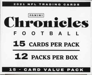2021 Panini Chronicles Football CELLO/VALUE/FAT PACK BOX - 12 Packs/Box - Picture 1 of 1