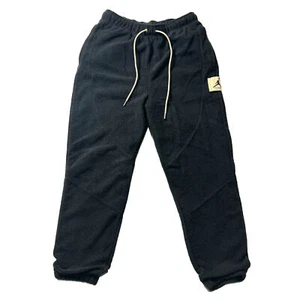 New Nike Air Jordan Flight Heritage Wool Pants Black Men Standard Fit Size M - Picture 1 of 16
