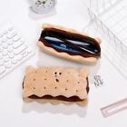 Biscuit Shape Plush Stationery Bag Pencil Case Pen Storage Student Supplies