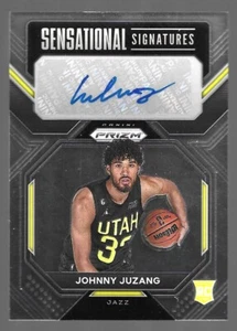 2022-23 Panini Prizm Johnny Juzang Sensational Signatures Auto RC Utah Jazz - Picture 1 of 4