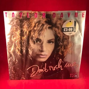 TAYLOR DAYNE Don't Rush Me 1988 UK 4-track 12" vinyl single extended - Picture 1 of 4