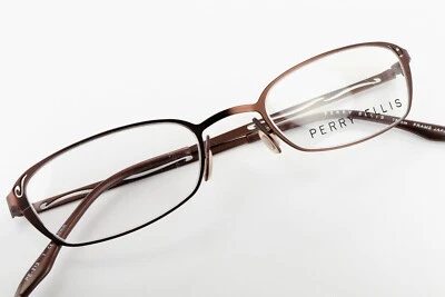 PERRY ELLIS PE-213 in Brown Metal 49-20-140 Eyeglass Frames B053 - Image 1 of 4