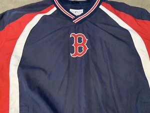 Boston Red Sox Warmup Coach jacket Size XL Great Condition MLB Baseball Merch - Picture 1 of 7