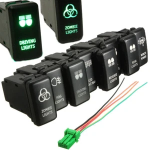 FOR TOYOTA Hilux Prado Landcruiser HIACE Push Switch LED Light Car Suitable - Picture 1 of 15