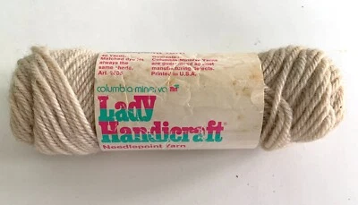 1 madeja Columbia Minerva dama artesanía hilo punta de aguja blanco ostra 40 yardas Foto 1 de 2