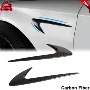 Carbon Fiber Air Vent Side Fender Cover Trim For BENZ C-CLASS E-CLASS S-CLASS - Bild 1 von 13