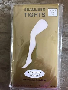 girls NEW NIP 3 to 6 year TIGHTS SEAMLESS DANCE EASTER HOLIDAY WEAR pale pink @@ - Picture 1 of 2