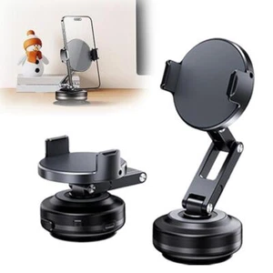 Electric Vacuum Magnetic Suction Cup Car Phone Holder Stand Mount Office D D0P1 - Photo 1 sur 15