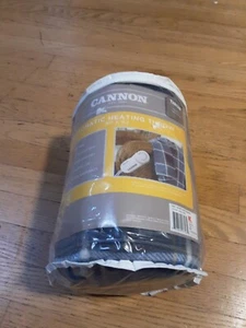 Cannon Heated Throw 50 x 62 Blue Plaid - Picture 1 of 3