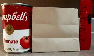25 Brown Kraft Paper Bags for Candy, Cookies, Popcorn 4 1/2" x 2 1/2" x 3 3/4" - Picture 1 of 6