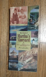 Martha's Vineyard, Massachusetts , MA - Old Visitor's Information Guide Brochure - Picture 1 of 8