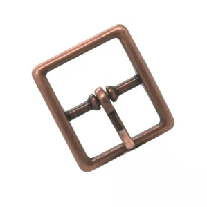 Square Strap Buckle 3/4" Antique Copper 20002-10 - Picture 1 of 2