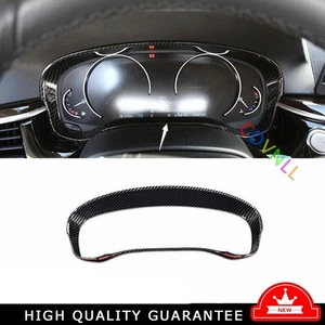 Car Dashboard Panel Frame Cover Trim For BMW 5 Series G30 18-22 Carbon Fiber - Picture 1 of 10
