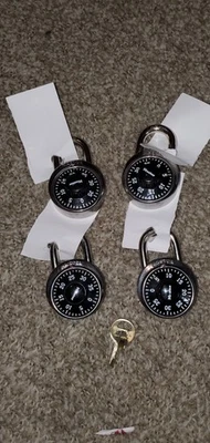 Cerradura de combinación maestra #1525 de 4 piezas con llave de control V15 Foto 1 de 2