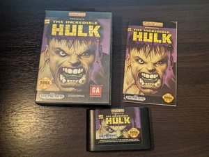 Incredible Hulk (SEGA GENESIS, 1994) *COMPLETO/probado en caja original auténtico bonito hangtab - Imagen 1 de 6
