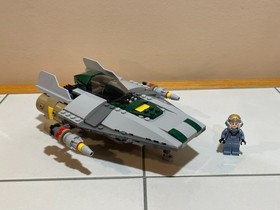 LEGO Star Wars: Rebels A-Wing 75150 (2016) w Rebel Pilot Minifig Incomplete READ