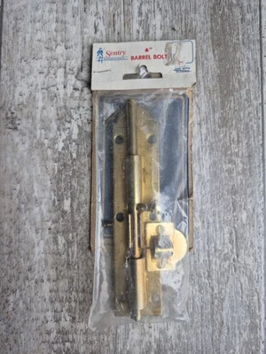 Pestillo de puerta de perno de barril de 6" de colección con cierre deslizante completo herrajes originales nuevo de stock  Foto 1 de 3