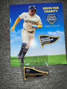 William Contreras Milwaukee Brewers Drive For Charity Pin 2025 - Picture 1 of 2