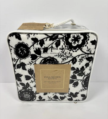 Funda nórdica completa floral folclórica para cupcakes y cachemir bordada negra  Foto 1 de 4