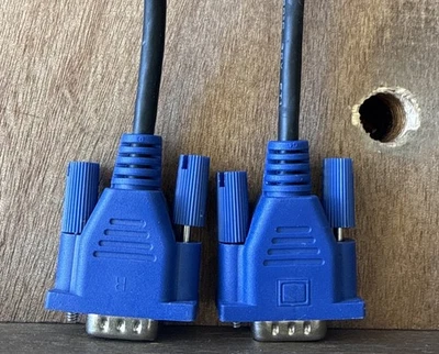 Hotron VGA to VGA Cable, Male to Male Monitor Cable for PC Laptop, 6 Feet - Image 1 of 3