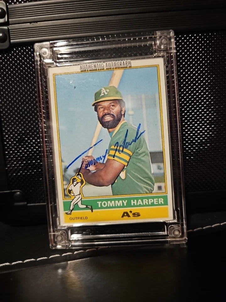 1976 Topps - Tommy Harper #274 firmas selladas Foto 1 de 2
