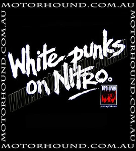 CALCOMANÍA ADHESIVA BN STICK HOMBRE FAMILIA HIJOS DE LA ANARQUÍA PUNKS BLANCOS EN NITRO - Imagen 1 de 1