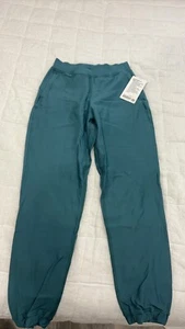Nuevo con etiquetas Jogger de vellón de tiro alto Lululemon Adapted State ~TALLA: 4 ~ jaspe verde - Imagen 1 de 3