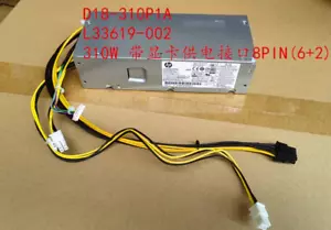 For HP 310W Desktop Power Supply Model: D18-310P1A Part Number: L33619-002 - Picture 1 of 2