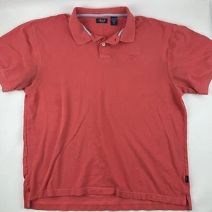Camisa Polo Izod Silkwash Para Hombre XL Roja Manga Corta - Imagen 1 de 9
