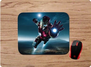 IRON MAN DESIGN CUSTOM MOUSEPAD DESK MAT OFFICE GIFT  - Picture 1 of 1