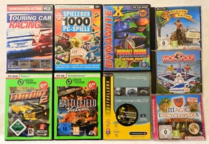 9 PC Spiele Konvolut CD ROMs - Pinball/Car Racing/Bestsellers/Flatout 2 (9) - Picture 1 of 7