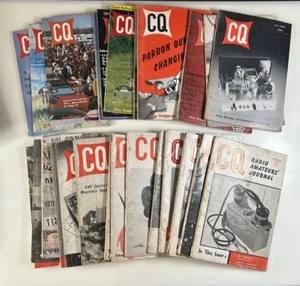 Lot de 25 magazines CQ collection vintage - Journal radioamateurs - vérifier desc. - Photo 1/2