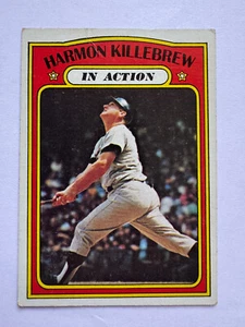 1972 Topps #52 HOFer Harmon Killebrew en acción Minnesota Twins - Imagen 1 de 2