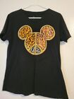 Disney parks youth XL 100% cotton Mickey mouse animal print crewneck T-shirt.
