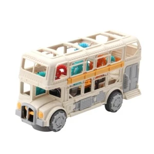 Equipo Retro Autobús Juguete Cuerpo Transparente Equipo Giratorio con Juego de Música para Niños - Imagen 1 de 7