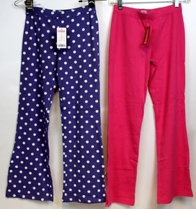 2 pc NEW 2009 Gymboree Super Star Leggings sz 9 10 Pink Purple Polka Dot Flared - Picture 1 of 7