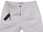 NEXT Womens White Wide Leg Trousers Size 16 Regular RRP £30 DEFECT