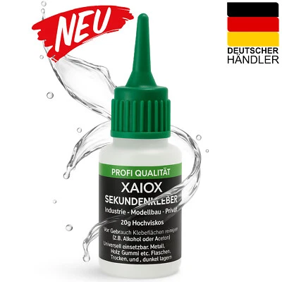 Sekundenkleber Hochviskos Profi Qualität Industrie Modellbau 20g Superkleber NEU - Bild 1 von 4