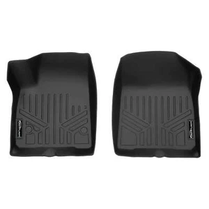 SMARTLINER All Weather Custom Fit Floor Mats 1st Row Liner Set Black Compatible - Foto 1 di 1