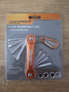 Craftright 12pc Multi Tool Gift Hand Tools Handy - Picture 1 of 2