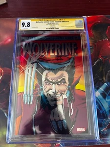 Wolverine Limited Series #1 Facsimile Foil Reprint CGC 9.8 Signed Frank Miller - Picture 1 of 3
