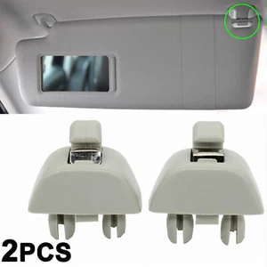2X Clip de gancho parasol para VW Passat B7 Polo UP! SEAT MII SKODA CITIGO RAPID - Imagen 1 de 7