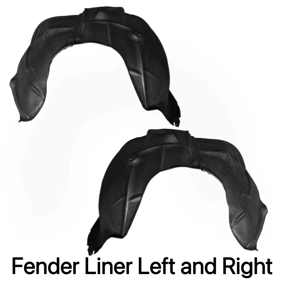 For 2021 2022 2023 2024 GMC Yukon XL Front Fender Liner Thermo Fabric Pair LH+RH Foto 1 de 4