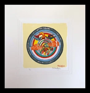Chaim Gross 16 Color Serigraph Museum Framed Ready to Display - Picture 1 of 4