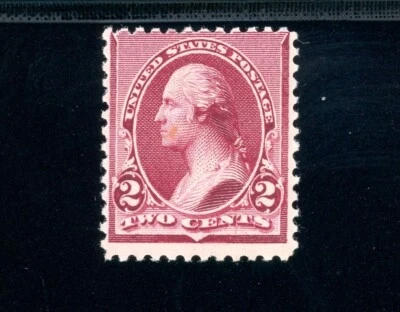 USAstamps Unused FVF US 1890 Regular Issue Washington Scott 219d OG MVLH - Image 1 of 2