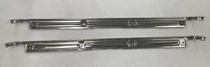 1967 68 69 70 71 72 Chevy C10 GMC Truck STAINLESS Door Sill Plates Pair hardware - Picture 1 of 4