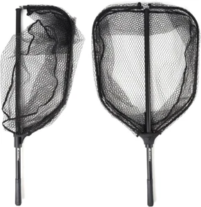 Large Fishing Net - Collapsible Landing Net With Extendable Handle, Knotless Nyl - Picture 1 of 12