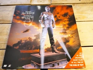 Michael Jackson Video Greatest Hits LASERDISC PAL LD EX cover EX 1995 original - Foto 1 di 7