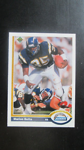 1991 Upper Deck Marion Butts San Diego Chargers Card #147